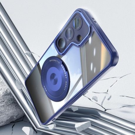 Протиударний чохол MagSafe Acrylic Hybrid  для Samsung Galaxy S25+ 5G - синій