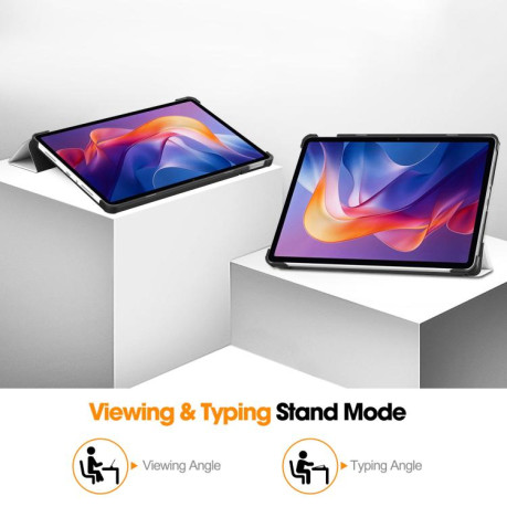 Чохол-книжка Custer Painted 3-Fold Stand Leather для Xiaomi Redmi Pad 2 - Cat