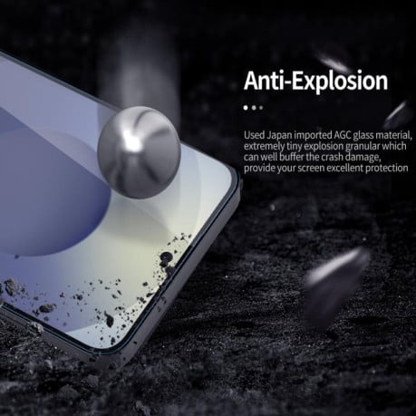 Защитное стекло NILLKIN H+PRO 0.2mm 9H на Samsung Galaxy S25 FE 5G - прозрачное