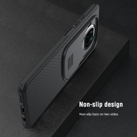 Протиударний чохол NILLKIN Black Mirror Series на Xiaomi Mi 10T Lite - чорний
