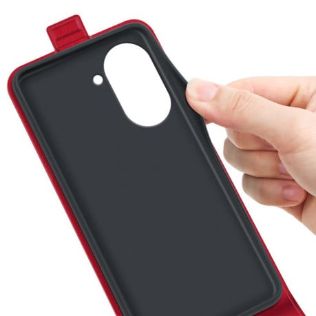 Флип-чехол R64 Texture Single на Xiaomi Redmi A5 4G 173.3mm 5G / 4G EU 173mm - красный