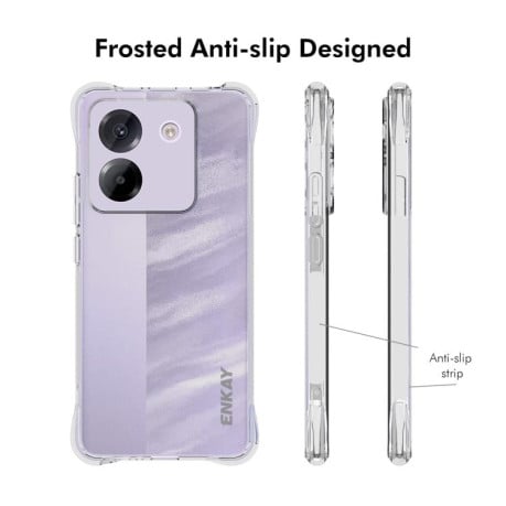 Силиконовый прозрачный чехол ENKAY Clear на Xiaomi Poco M7 Pro 5G