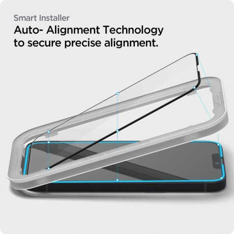 Защитное каленое стекло Spigen Alm Glass Fc для iPhone 13 mini