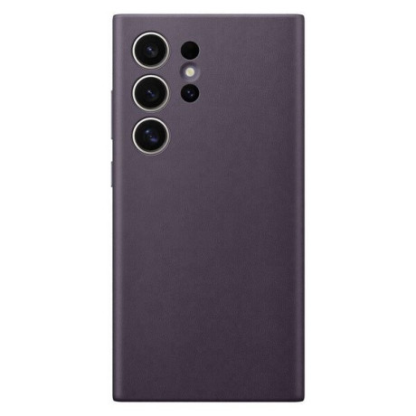 Оригинальный чехол Samsung Vegan Leather Case для Samsung Galaxy S24 Ultra - dark purple (GP-FPS928HCAVW)