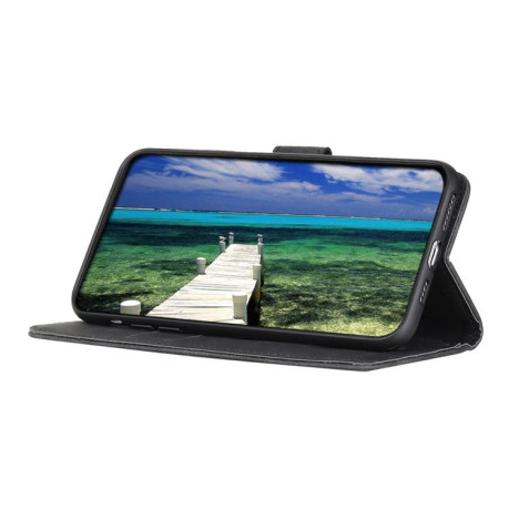 Чехол-книжка KHAZNEH Cowhide Texture на Motorola Edge 60 Fusion / 60 Pro - черный
