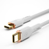 Кабель WIWU Vitality Series WI-C018 PD100W USB-C / Type-C до USB-C / Type-C Fast Charging Data Cable, Length: 1.2m - білий