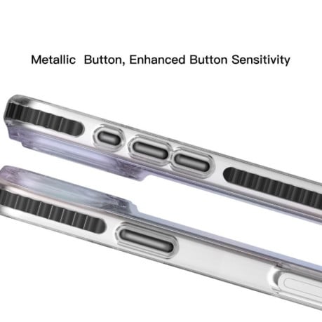 Чехол Mutural Luggage Rainbow MagSafe на iPhone 17 Pro Max - серебристый