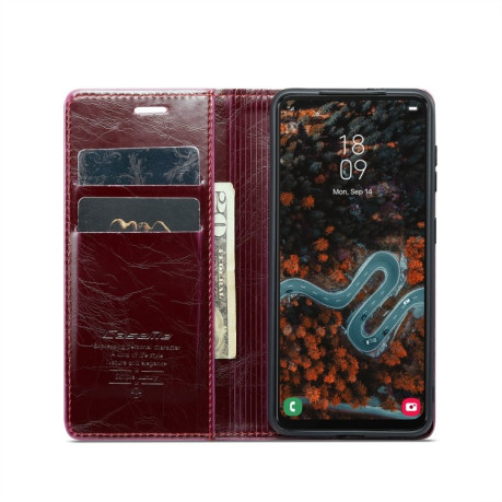 Чехол-книжка CaseMe 003 Series на Samsung Galaxy A34 5G - красный