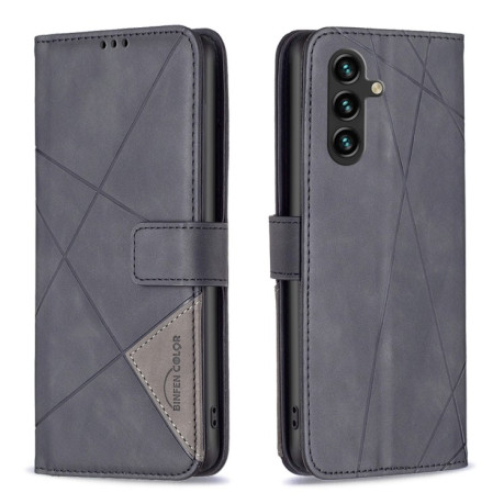 Чехол-книжка Rhombus Texture для Samsung Galaxy A56 5G - черный