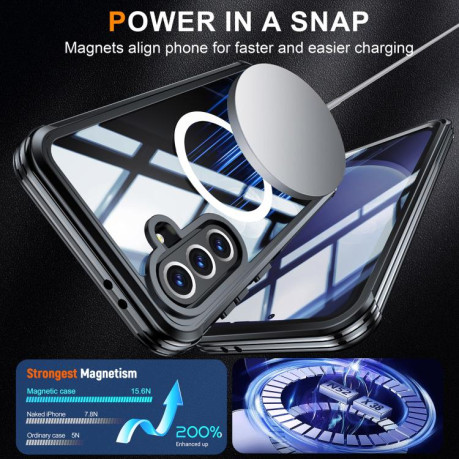 Протиударний чохол RedPepper Armor Magsafe PC Hybrid TPU для Samsung Galaxy A36/A56 - чорний