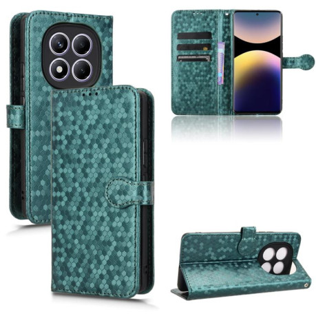 Чохол-книжка Honeycomb Dot для Xiaomi Redmi Note 14 Pro 4G - зелений