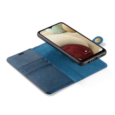 Кожаный чехол-книжка DG.MING Crazy Horse Texture на Samsung Galaxy A04s/A13 5G - синий