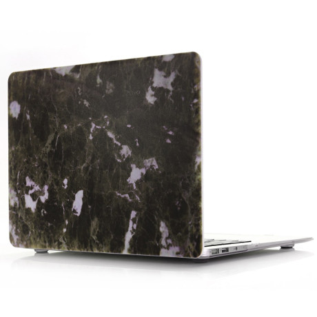 Чехол Marble Series Super Slim Anti-Scratch Heat Resistance на Apple Macbook Pro 15.4 Inch with Touch Bar A1707 - Black Green