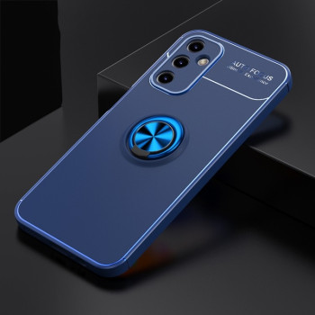 Ударозахисний чохол Metal Ring Holder 360 Degree Rotating на Samsung Galaxy A14 4G - синій