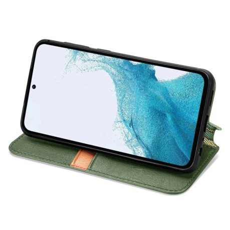 Чохол-книжка Cubic Grid  для Samsung Galaxy A36 5G - зелений
