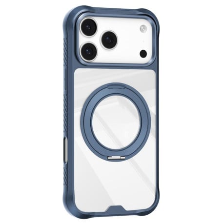 Противоударный чехол Mutural Xuan Armor Series MagSafe Magnetic Holde на iPhone 17 Pro Max - синий