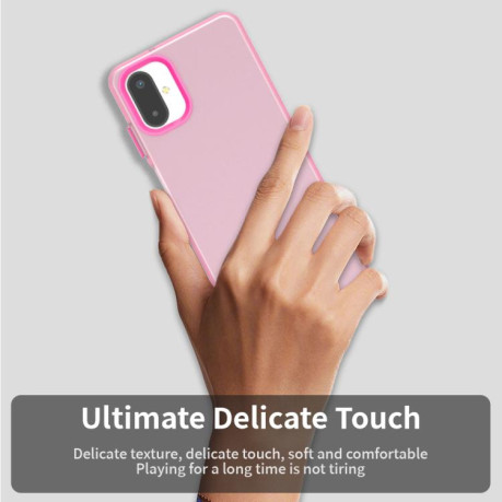 Противоударный чехол Candy Series для Samsung Galaxy F06 5G / M06 5G - красный
