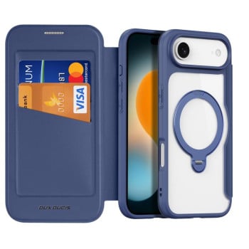 Чехол-книжка DUX DUCIS Skin X Pro Series Magsafe на iPhone Air - синий