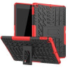 Противоударный чехол Tire Texture на iPad 9/8/7 10.2 (2019/2020/2021) - красный