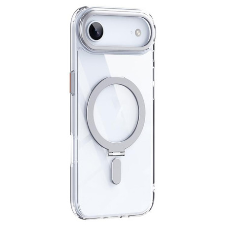 Противоударный чехол Airbag MagSafe Shockproof Frosted для iPhone Air - серебристый
