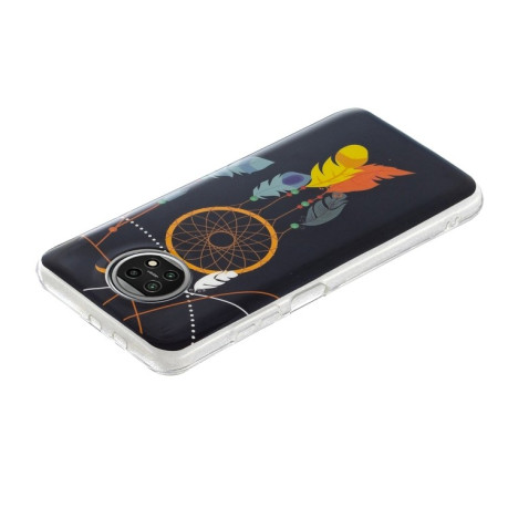 Противоударный чехол Luminous для Xiaomi Redmi Note 9T - Black Wind Chimes