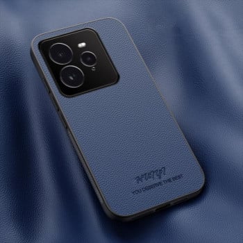 Чехол HUIYI Leather Magnetic для Realme GT 7 Pro - синий