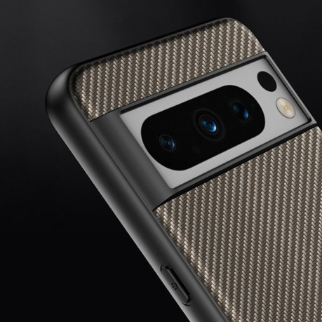 Протиударний чохол Carbon Fiber Texture Printing для Google Pixel 9 Pro XL - золотий