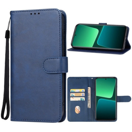 Чохол-книжка EsCase Leather для Xiaomi 14T - синій