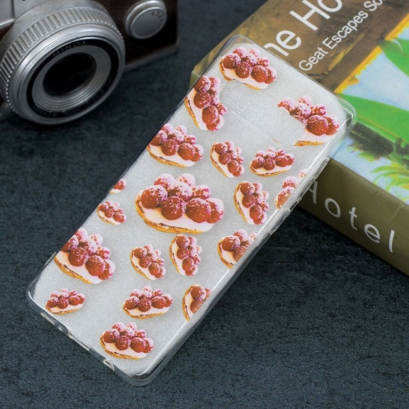 Ультратонкий силиконовый чехол Strawberry Pie Pattern на Samsung Galaxy S10