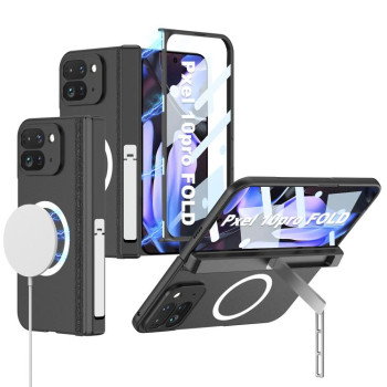 Чехол GKK с MagSafe и полным покрытием для Google Pixel 10 Pro Fold — чёрный