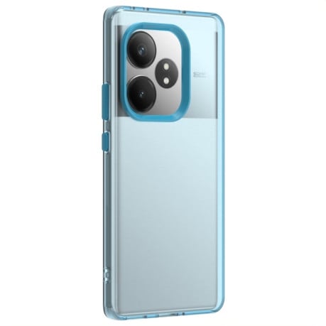 Противоударный чехол Candy Series для Realme GT 6 Global - синий