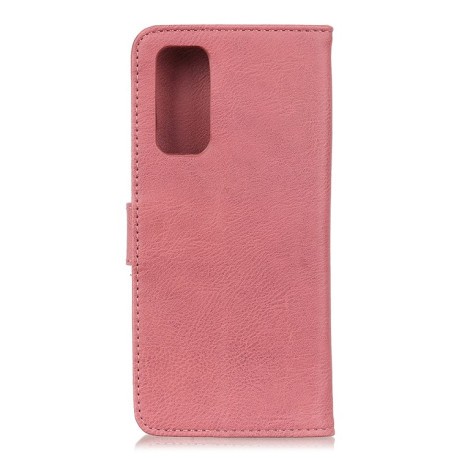 Чохол-книжка KHAZNEH Cowhide Texture на Xiaomi Mi 10T/10 Pro - рожевий