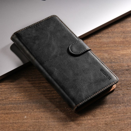 Чехол-книжка N.BEKUS CSJ-P1 Solid Color Leather на Google Pixel 8a - черный
