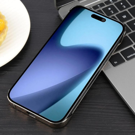 Противоударный чехол Electroplating Frameless Frosted Anti-Glare PC MagSafe для iPhone Air - Desert Gold