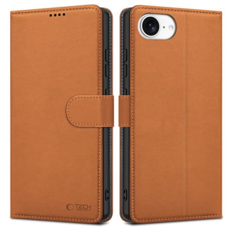 Чехол-книжка Tech-Protect Wallet для iPhone 16e - Brown