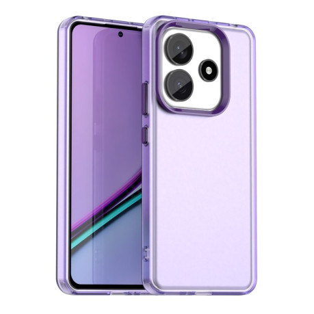 Противоударный чехол Candy Series для Xiaomi Redmi Note 145G/Poco M7 Pro 5G- фиолетовый