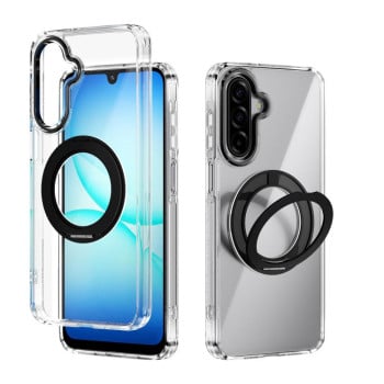 Чохол Abeel Q-Luck з MagSafe і поворотним тримачем на Samsung Galaxy A17 5G / 4G — чорний