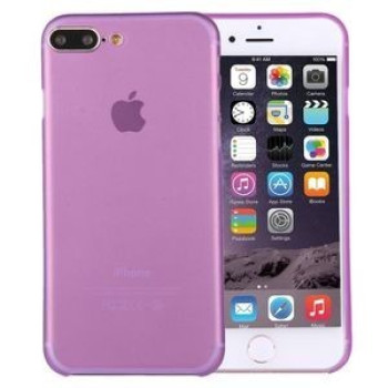 Чехол для iPhone 8 Plus/ 7 Plus ультратонкий прозрачный фиолетовый