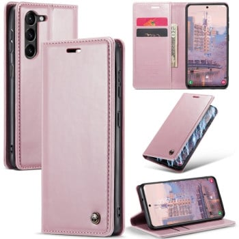 Чехол-книжка CaseMe-003 для Samsung Galaxy S23 5G - розовое золото