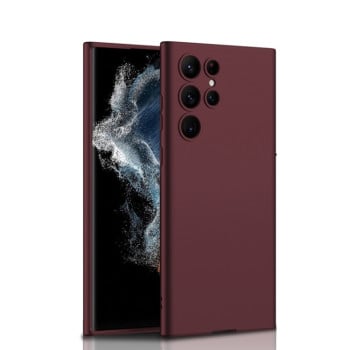 Противоударный чехол GKK Ultra-thin Skin Feel для Samsung Galaxy S24 Ultra 5G - красный