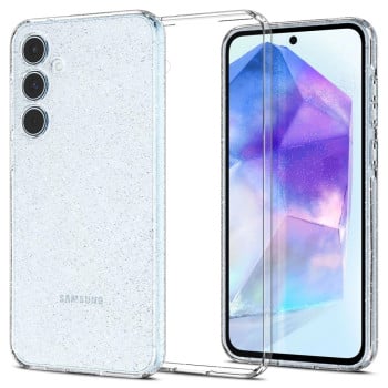 Оригинальный чехол Spigen Liquid Crystal для Samsung Galaxy A55 5G - Glitter Crystal