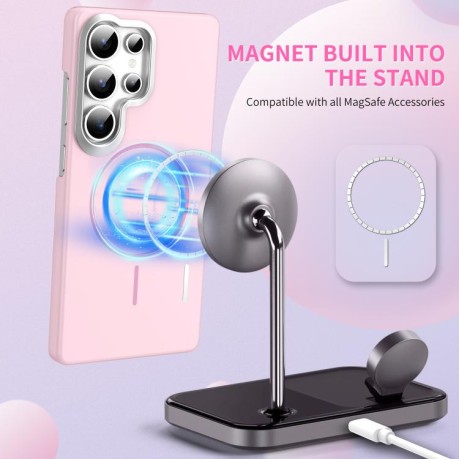 Чохол Armor PC Thin Circle з MagSafe для Samsung Galaxy S26+ 5G — титановий