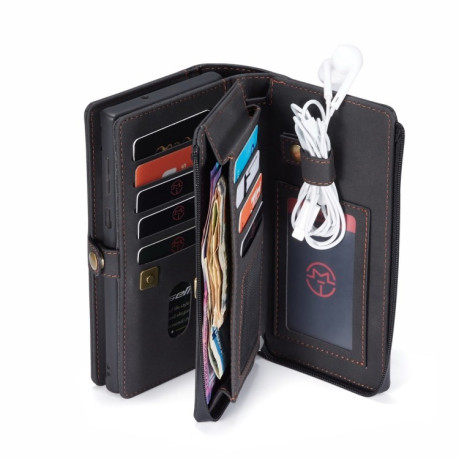 Шкіряний чохол-гаманець CaseMe 018 Samsung Galaxy Note 20 Ultra - чорний