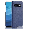 Удароміцний чохол Crocodile Texture на Samsung Galaxy S10/G973-синій