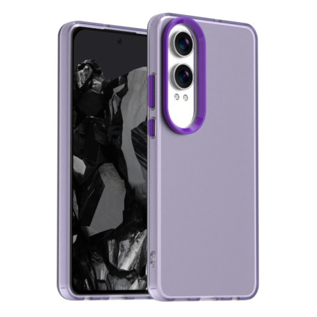 Противоударный чехол Candy Series для OnePlus Nord CE4 Lite - фиолетовый