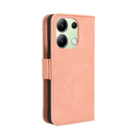Чехол-книжка Skin Feel Calf на Xiaomi Redmi Note 13 4G - розовый