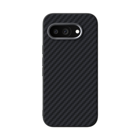 Ультратонкий чохол ABEEL C Carbon Fiber Series 6D Micro Relief MagSafe на Google Pixel 9a - чорний