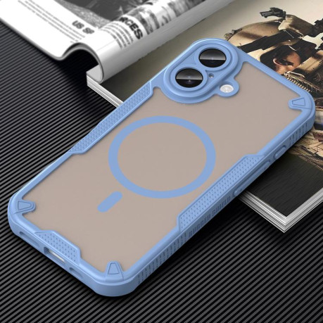 Чохол Armor Glaze з MagSafe Magnetic на iPhone 17 - синій