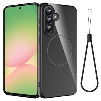 Чехол Glossy TPU Shockproof с MagSafe на Samsung Galaxy A17 5G / 4G - черный