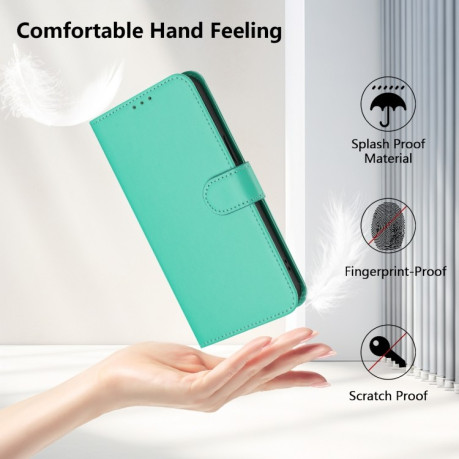 Чехол-книжка Skin Feel Solid Color Leather для Infinix Zero 30 4G - зеленый